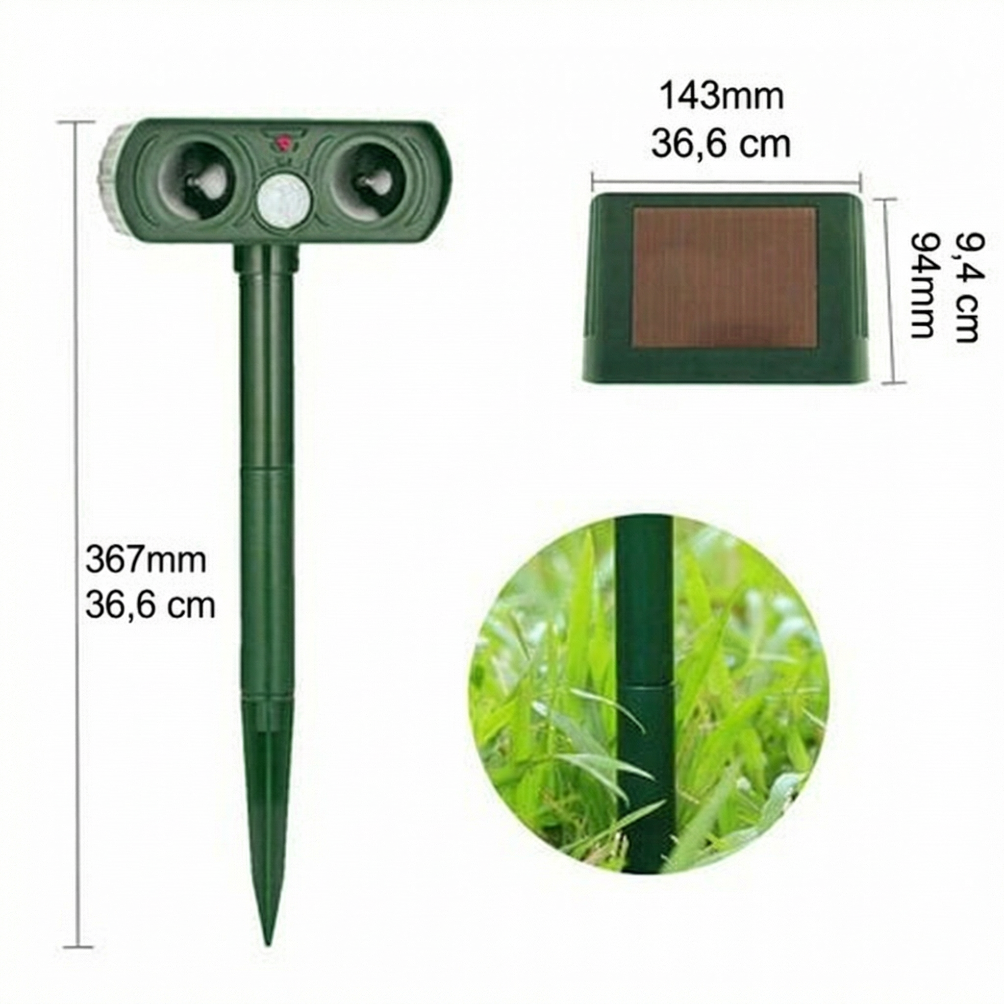 GuardSonic™ - Ultraschall-Tierabwehr für Vögel und andere Tiere