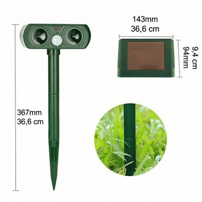 GuardSonic™ - Ultraschall-Tierabwehr für Vögel und andere Tiere