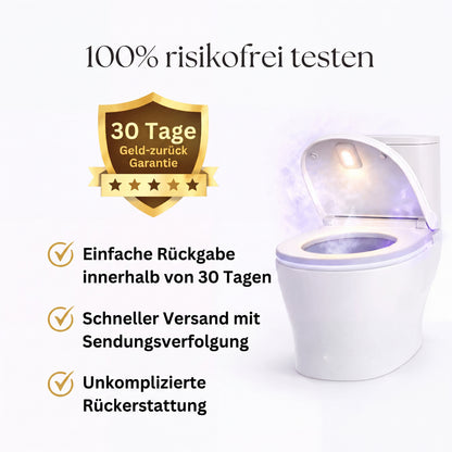 Selbstreinigende UV-Toiletten-Desinfektion & Nachtlicht