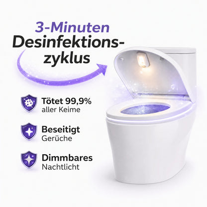Selbstreinigende UV-Toiletten-Desinfektion & Nachtlicht
